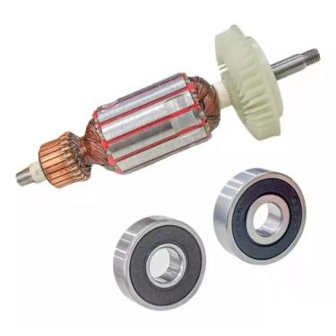 Imagem de Induzido + Rolamento P/ Esmerilhad Bosch 1347 Gws 7-115 220v - Bolte