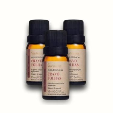 Imagem de Kit 3 Óleo Essencial Canela Folhas 10ml - Via Aroma