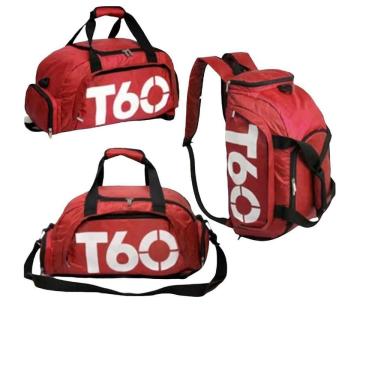 Imagem de Mochila Mala T60 Academia Ou Viagem Impermeável Vermelho