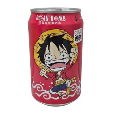Imagem de Refrigerante Ocean Bomb Lata 330 ml Calpis One Piece - Luffy
