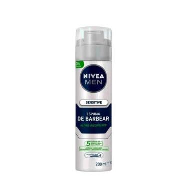 Imagem de Espuma de Barbear Sensitive For Men Nivea  200ml