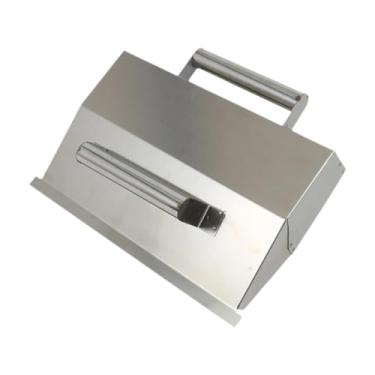 Imagem de Ioensy Desempenadeira de concreto de aço inoxidável, desempenadeira de canto manual com cabo, ferramenta leve para reboco