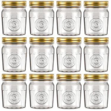 Imagem de Jogo C/12 Pote Americano Nadir Vintage 500ml P/mantimentos - Nadir Fig