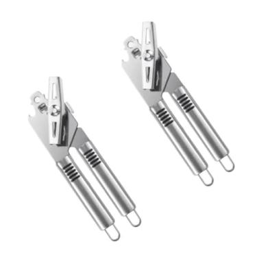 Imagem de Kit 2 Abridores De Latas Manivela Profissional Sem Rebarbas