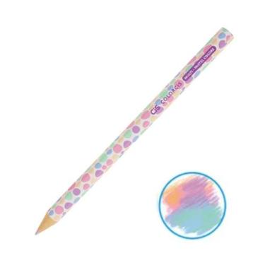 Imagem de Lápis de Cor Big Colorcis Multi Cores Vibrantes Escolar, Pastel
