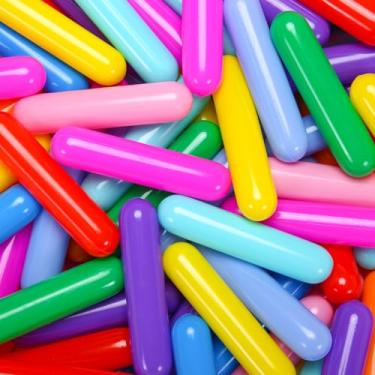 Imagem de STARBOLO Bolas de bola para crianças pequenas – Pacote com 50 bolas de plástico à prova de esmagamento de 13 cm para crianças pequenas, barraca de brincar, brinquedos aquáticos para piscina para bebês