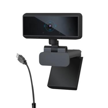 Imagem de Bocodow Webcam USB com microfone – Webcam de foco automático HD 1080p para PC, laptop e Mac – Lente grande angular, perfeita para videoconferência e streaming