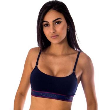 Imagem de Top Calvin Klein Alças Cotton Azul Marinho, G