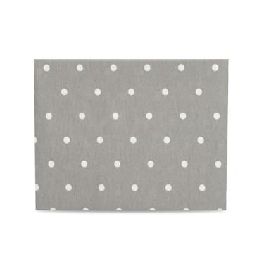 Imagem de Lençol de Cima Super King Bainha Estampado Percal 180 Fios (POÁ CINZA)