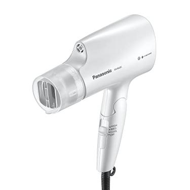 Imagem de Panasonic Nanoe Secador de cabelo compacto com bocal oscilante de secagem rápida para cabelos mais saudáveis, secador dobrável para viagens e casa, 3 configurações de secador de cabelo de fluxo de ar