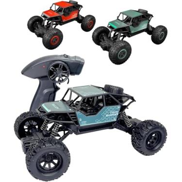 Imagem de Carrinho Controle Remoto Recarregavel Off Road 4x4 Infantil Com Suspensão Grande e Bateria USB