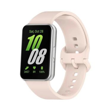 Imagem de Pulseira De Silicone Para Smartwatch Samsung Galaxy Fit 3, Acessórios 
