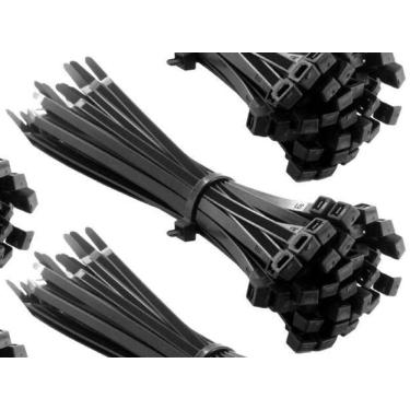 Imagem de Abraçadeira Nylon Enforca Gato 4,8X400Mm Preto Com 500 Un