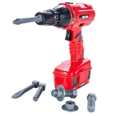 Imagem de Brinquedo Educativo Parafusadeira Infantil Aniversário - Atena