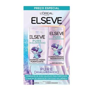 Imagem de Kit sh 375ml +cond 170ml elseve hidra hialuronico