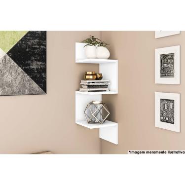 Imagem de Prateleira Quarto Casal AM 3079 Branco - Movelbento
