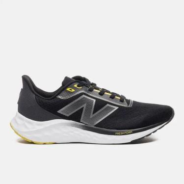Imagem de Tênis New Balance Masculino Fresh Foam Arishiv4, 42BR, Preto, Grafite
