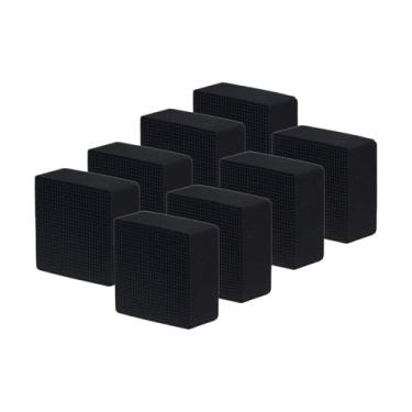 Imagem de PUREBURG Filtro de substituição compatível com mini purificador de ar de impressora 3D ANYCUBIC & ELEGOO, pacote com 8, 3,8 cm x 3,8 cm x 1,6 cm ativado Cabon Odor VOCs Clean