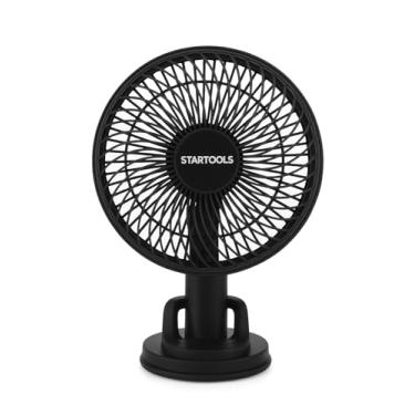 Imagem de Mini Ventilador de Mesa USB Portátil Silencioso Potente para Escritório Notebook Computador Home Office Preto