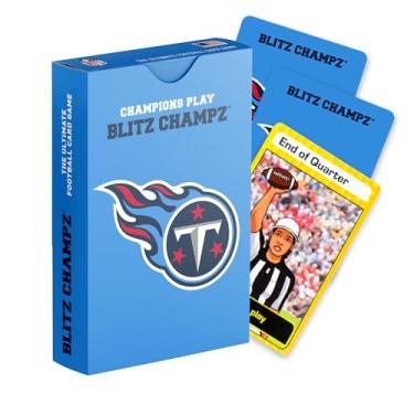 Imagem de Blitz Champz Tennessee Titans Card Game | Football Card Game (Ages 7+) | Fun Family Game | Party Game | Gifts for Football Fans | Card Game for Kids | Card Game for Adults (Tennessee Titans)