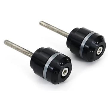 Imagem de BYYINGSUS Tampões de tampa de extremidade de barra compatíveis com CBR1100XX VFR800 VFR1200F VTR1000 RC51 CB1000R CB300R CB125R CB650F NC750S (titânio estilo A)