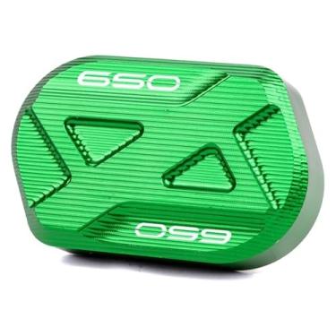 Imagem de BYYINGSUS Compatível com Z650 Z900 Z900RS Z 900 650 N650 Suporte lateral de motocicleta suporte lateral almofada ampliadora de coluna auxiliar (verde-650)