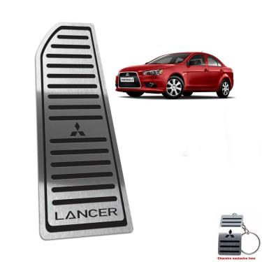 Imagem de Descanso De Pé Em Aço Inox Lancer 2007/2019 Preto