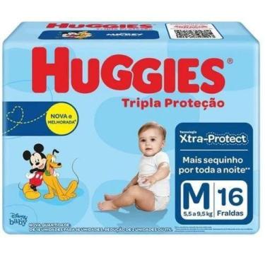 Imagem de Fralda Descartável Disney Baby Tripla Proteção M 16unid Huggies