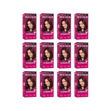 Imagem de Coloraçao Biocolor Creme 5.6 Vermelho Glamuroso - Kit C/12Un