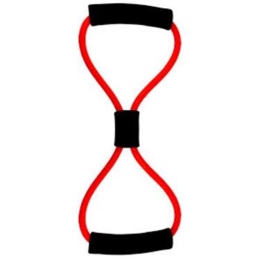 Imagem de Extensores Elásticos Multifuncional Ginástica Exercício Fit