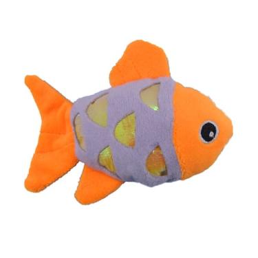 Imagem de Brinquedo Pelúcia Crinkle Peixe P/ Gatos Cores Sortidas-Napi