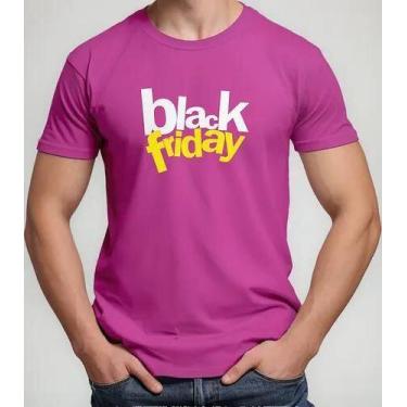 Imagem de Camiseta Camisa Algodão Adulto Feminina Masculina Black Friday Para lo
