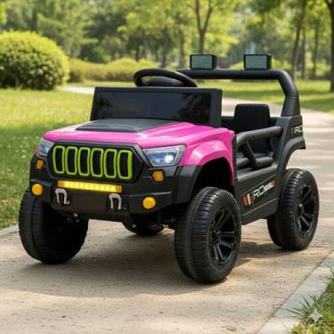 Imagem de Jipe Infantil Elétrico 12v Caminhonete Motorizado Controle Remoto Músi