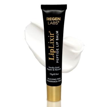 Imagem de LipLixir Protetor labial com peptídeos não tóxicos – orgânico, EWG VERIFICADO, totalmente natural, ultra limpo, hidratante, brilho labial aprovado por médicos – sem fragrância com óleo de karité
