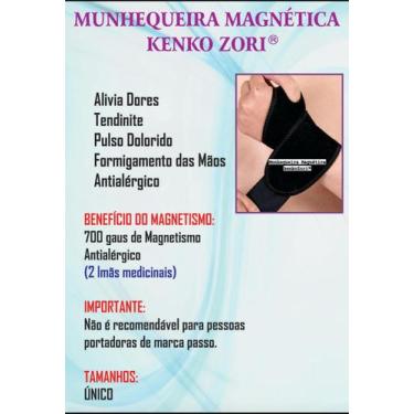 Imagem de Munhequeira Magnetica kenkoZori - kenkoZori 
