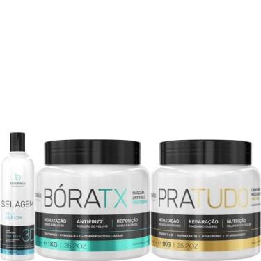 Imagem de Borabella Selagem 3D 350ml + Máscara Bóratx + Pratudo 2x1kg