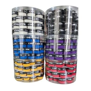 Imagem de Kit 60 Overgrip Grip Camewin para Raquetes Beach Tennis Tenis Padel, R