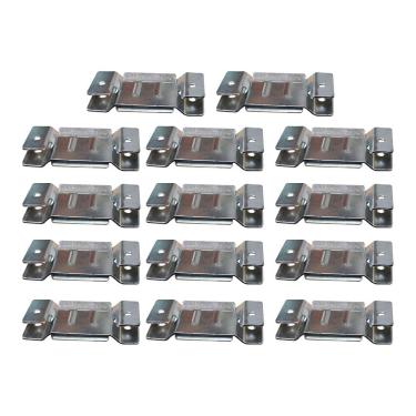 Imagem de 14 Pares de Conector de Encaixe para Móveis Sofá Cabeceira Painel Zincado G59