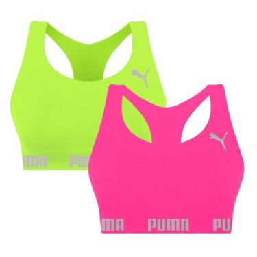 Imagem de Kit 2 Tops Puma Nadador Sem Costura Feminino