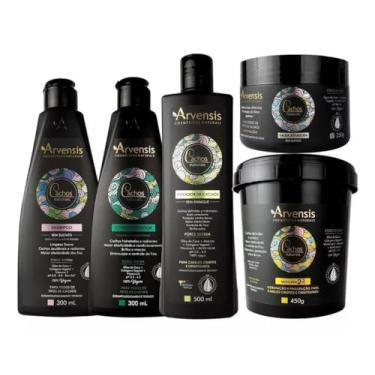 Imagem de Kit Arvensis Shampoo Condicionador Ativador Mascara Geléia