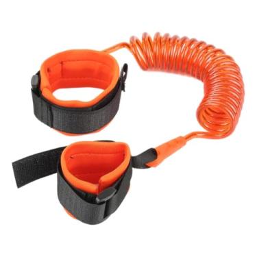 Imagem de Pulseira Guia Infantil de Segurança Proteção para Criança Pulso Anti Perda (Laranja)