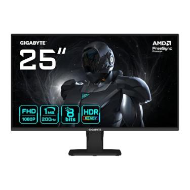 Imagem de Gigabyte GS25F2 Monitor Gaming FHD de 25", 1920 x 1080, 200Hz, 1 ms, 300 CD/m², Display HDR 10, HDMI 2.0, DisplayPort 1.4