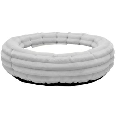 Imagem de Cama Para Cachorro Pequeno Caminha Pet Confortável 50cm (Prata)
