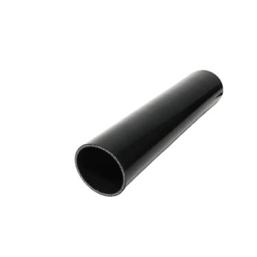 Imagem de I33T Tubo de silicone automotivo, ID 3,75" (95 mm) mangueira de silicone de acoplador reto, mangueira universal de refrigeração de radiador de 4 camadas de alta temperatura 1,6FT (0,5 m) (preto)