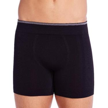 Imagem de Cueca Boxer Masculina Esporte Treino Seca Rápido Plie 20008, G, Preto