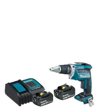 Imagem de Parafusadeira Drywall Gesso 18v 2 Bateria 3ah Makita Dfs452z