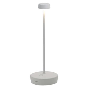Imagem de Zafferano – Luminária Portátil Swap (Branco) LED 2200K–3000K | Recarregável com Sensor Touch, Base de Contato e IP65 | Design Compacto p/Uso Interno ou Externo com Alta Autonomia
