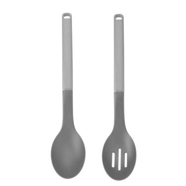 Imagem de Jogo Colher Perfurada e Sólida Multiuso Cinza KitchenAid