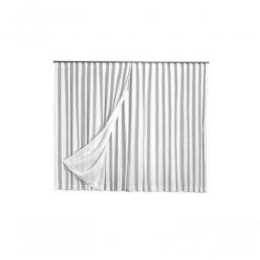 Imagem de Cortina Microfibra Com Linho 5,00x2,30 Para Trilho Suíço branco