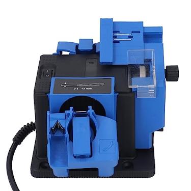Imagem de Karlak Afiador Multitarefa, Corpo de Plástico de Engenharia de Alta Resistência, Resistente, Máquina de Afiar Cortadores Elétricos de 65 W para Retificar, Afiar Ferramentas, Com Excelente (Plugue UE